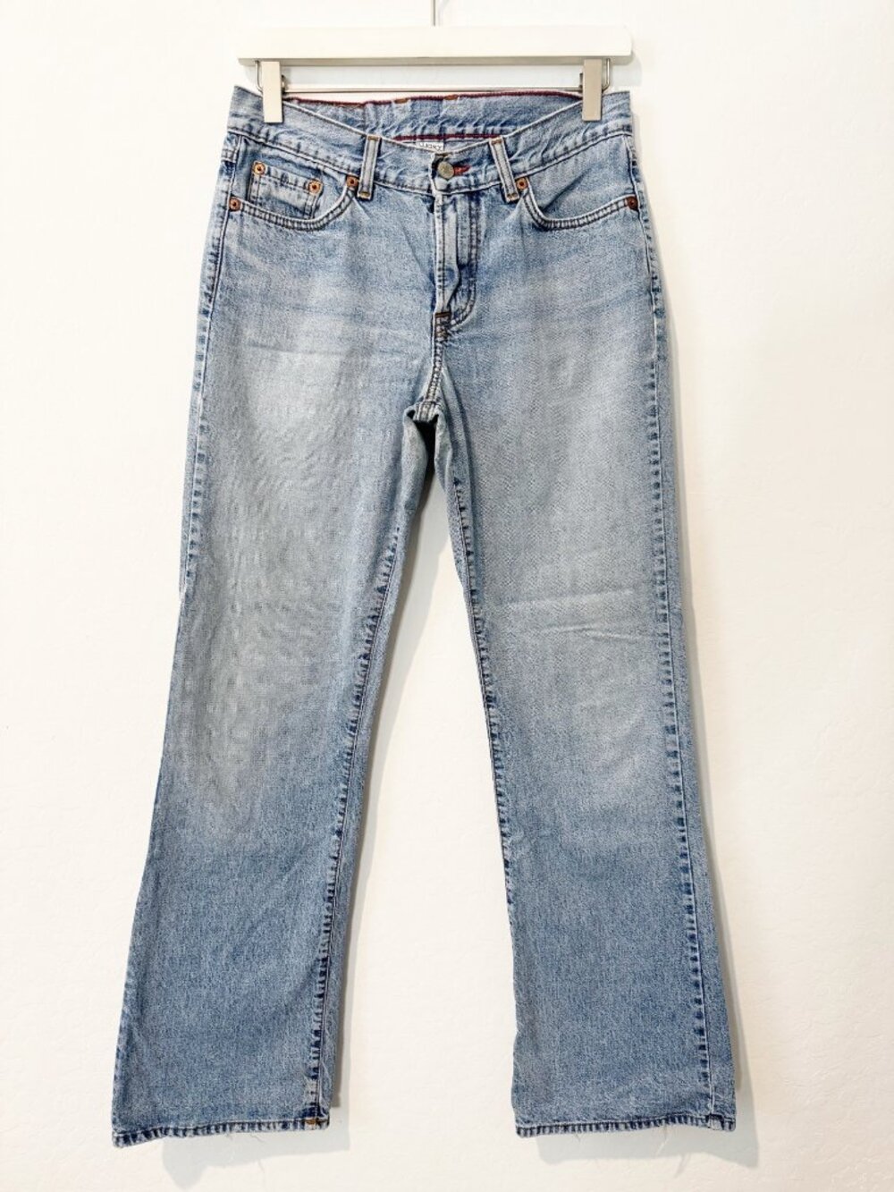 Lucky Brand Vintage Peanut Pant Jeans Size 28 Mid Rise Bootcut Denim Y2k Grunge